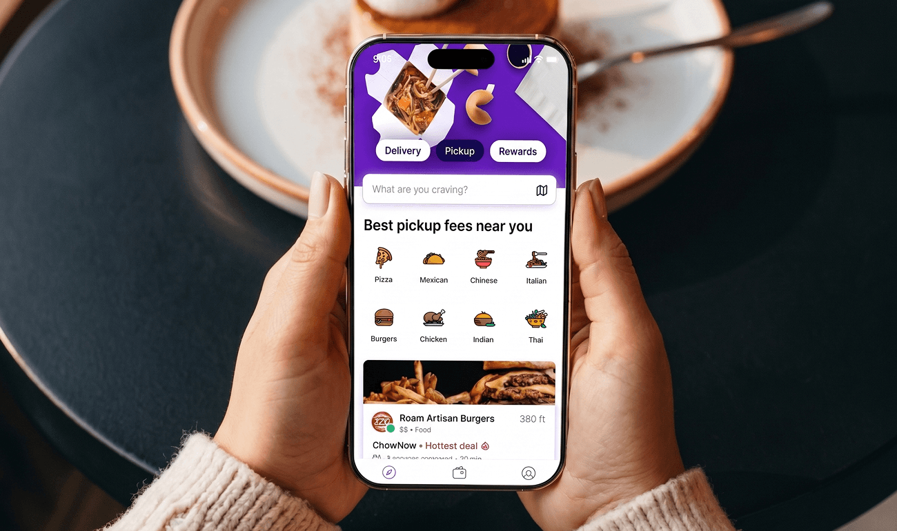 Designing a food ordering feature when in-person stopped working